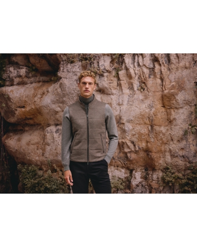 Maurizio Baldassari - Gilet cashmere - Greige