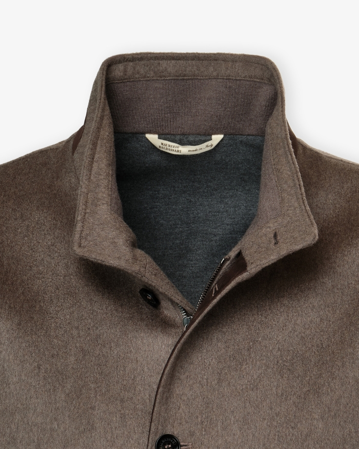 MAURIZIO BALDASSARI Maurizio Baldassari - Bomber cashmere - Greige