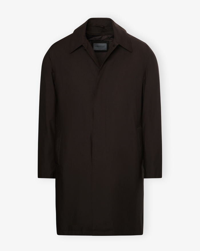 CORNELIANI Corneliani - Raincoat padded - Brown