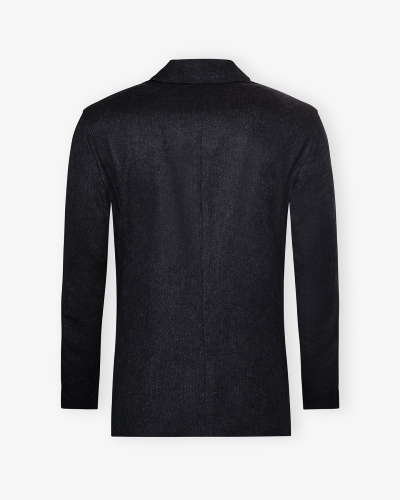 Corneliani - Whisper jacket silk cashmere - Navy melange