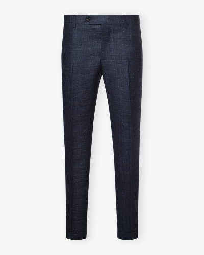 Berwich x Fratelli - Trousers wool silk - Navy