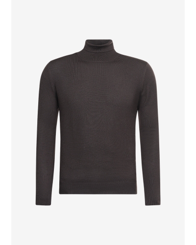 LHDA - Turtleneck virgin wool - Brown