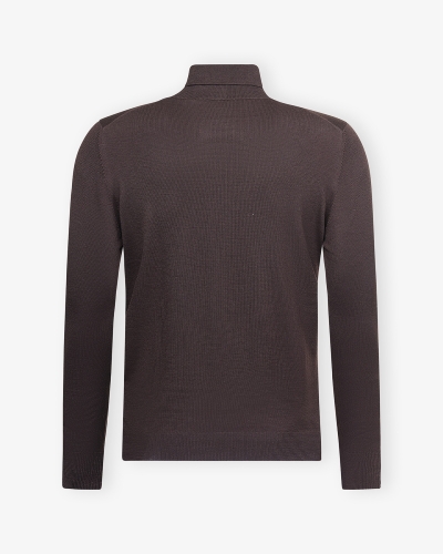 LHDA - Turtleneck virgin wool - Brown