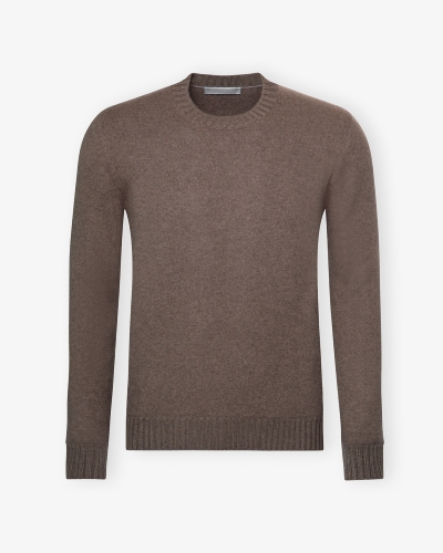 LHDA - Round crewneck cashmere - Greige