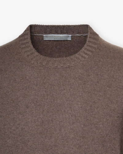 LHDA - Round crewneck cashmere - Greige