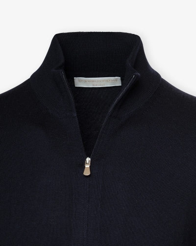 LHDA - Full zip virgin wool - Navy