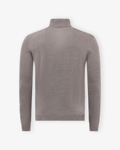 LHDA - Half zip virgin wool - Greige