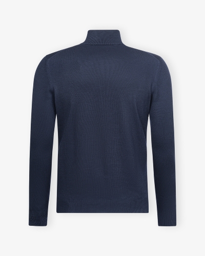 LHDA - Half zip virgin wool - Navy