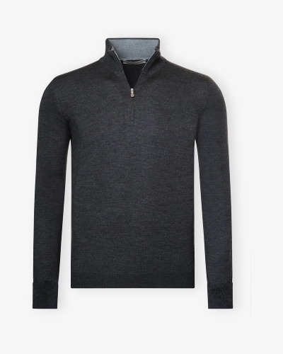 LHDA - Half zip virgin wool - Grey