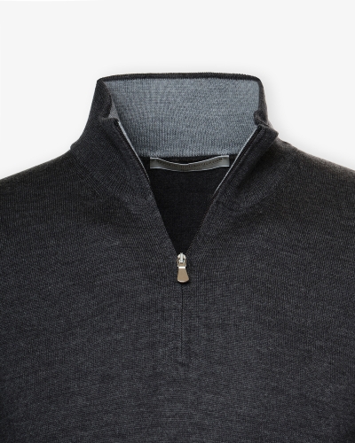 LHDA - Half zip virgin wool - Grey