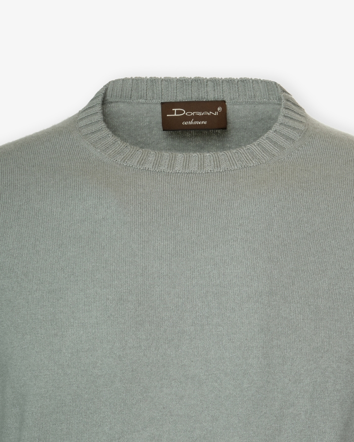 DORIANI CASHMERE Doriani Cashmere - Round neck cashmere - Olive
