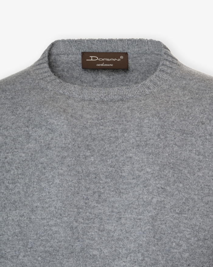 DORIANI CASHMERE Doriani Cashmere - Round neck cashmere - Grey