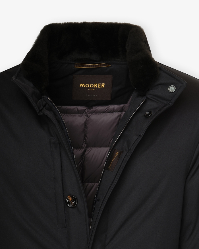 MOORER MooRER -  Padded field jacket - Navy