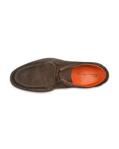Santoni - Suede desert boot - Brown