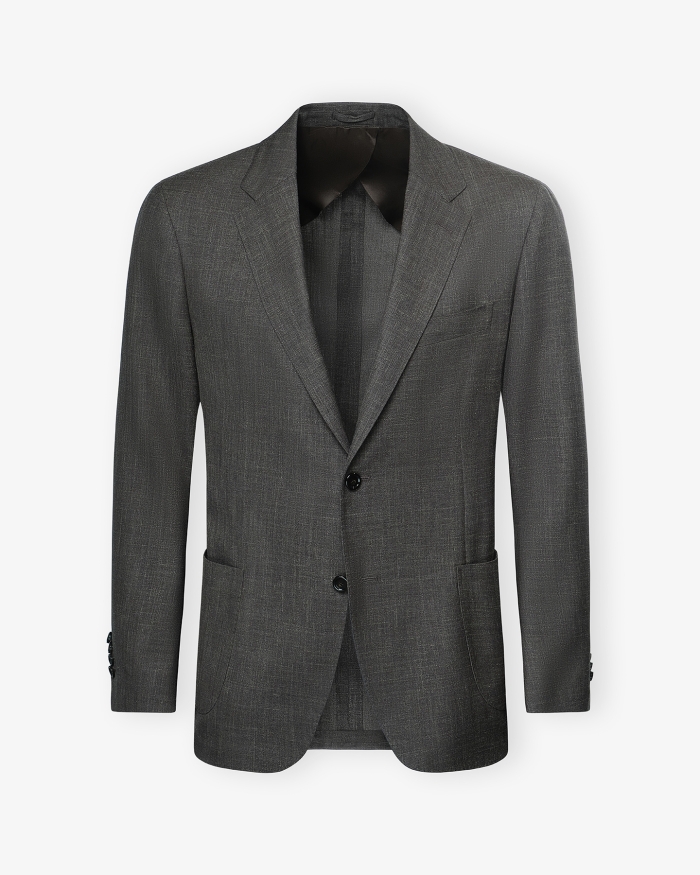 LARDINI Lardini x Loro Piana - Jacket wool silk linen - Brown