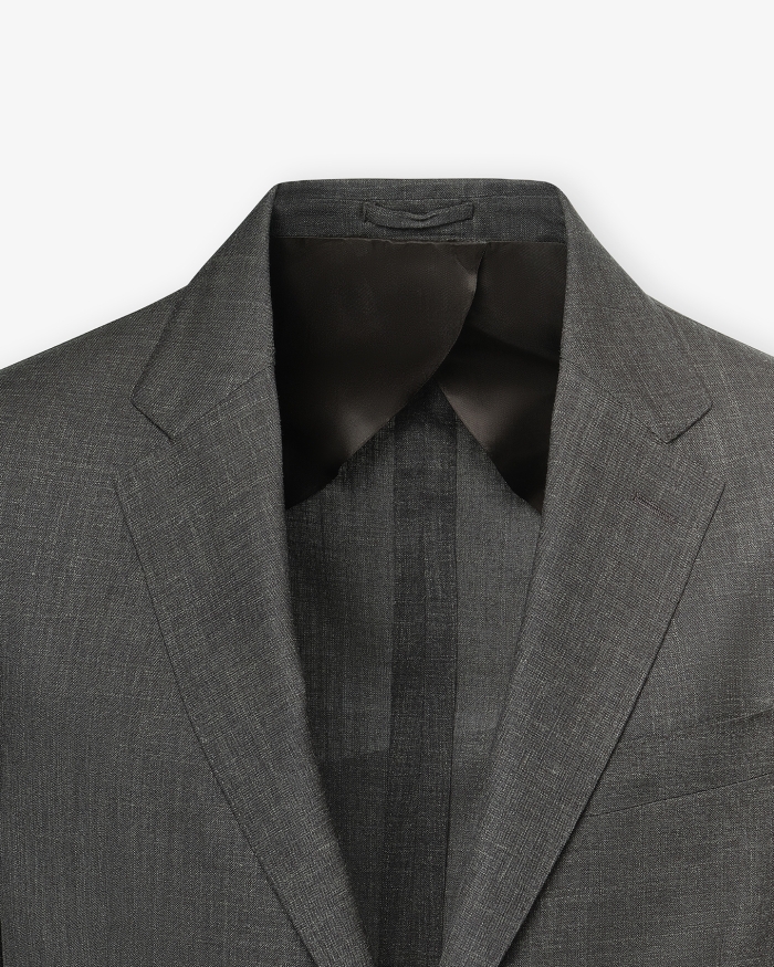 LARDINI Lardini x Loro Piana - Jacket wool silk linen - Brown