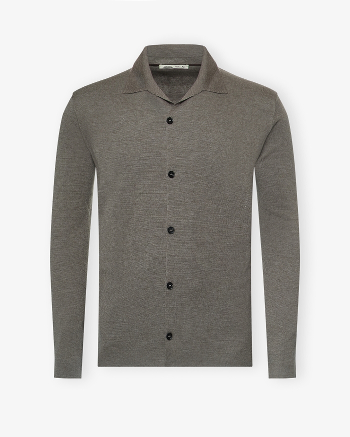 MAURIZIO BALDASSARI Maurizio Baldassari - Virgin wool knitted vest - Greige