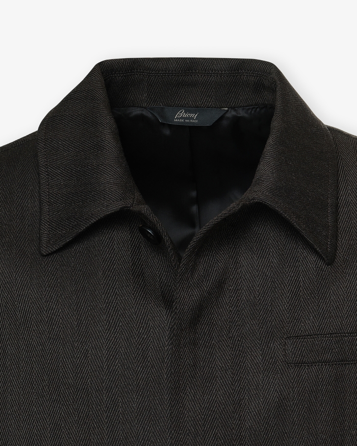 BRIONI Brioni - Hunting jacket - Wool - Dark brown