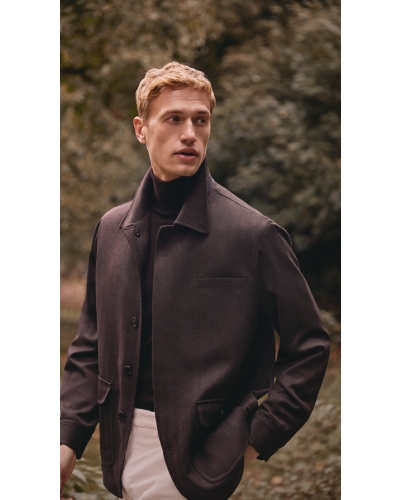 Brioni - Hunting jacket - Wool - Dark brown