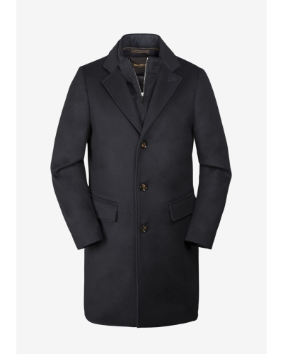 MooRER - Overcoat wool cashmere - Navy