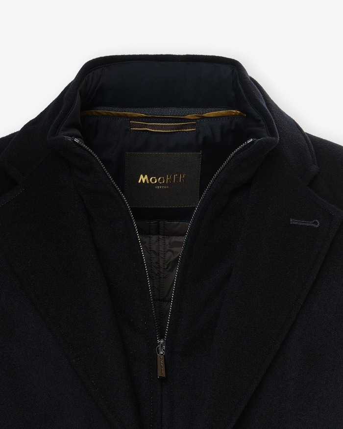 MOORER MooRER - Overcoat wool cashmere - Navy