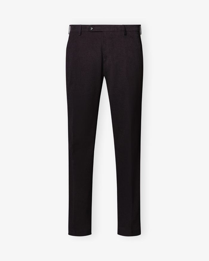 BERWICH Berwich - Sartorial trousers cotton stretch - Dark brown