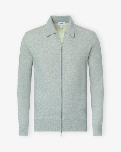 Lardini - Full zip vest - Wool - Grey
