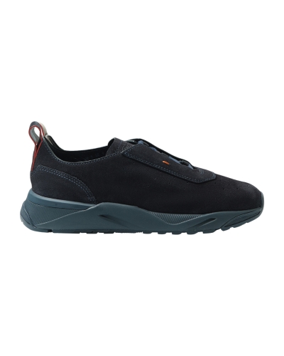 Santoni - Sneaker calf suede - Navy