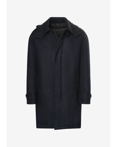 Brioni - Padded coat alpaca wool - Navy