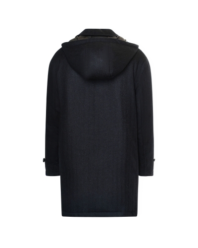 Brioni - Padded coat alpaca wool - Navy