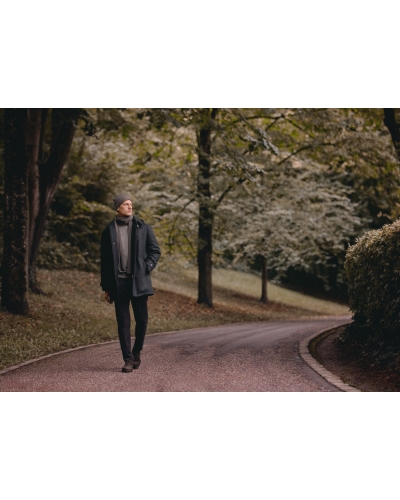 Brioni - Padded coat alpaca wool - Navy