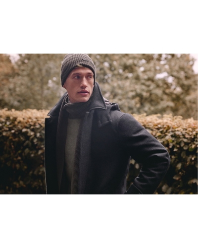 Brioni - Padded coat alpaca wool - Navy