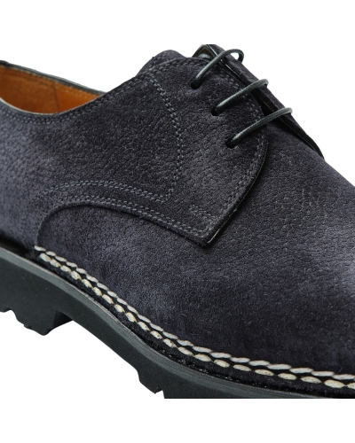 Bontoni - Fanatico - Grain suede - Norwegian stitching - Navy