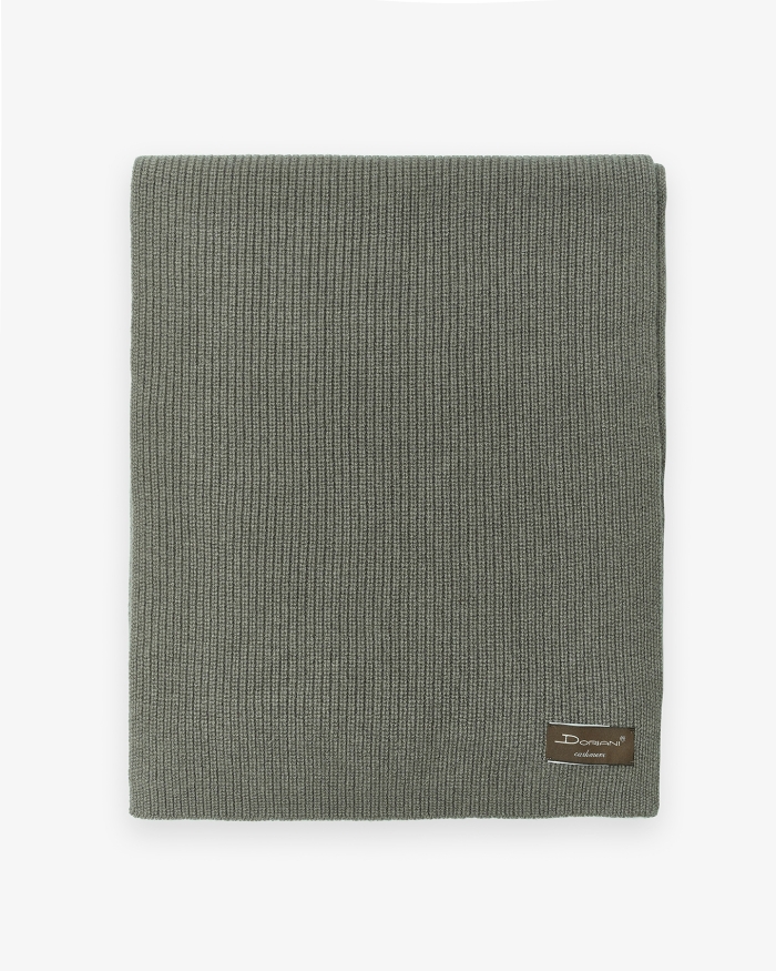 DORIANI CASHMERE DC - Scarf cashmere - Dark olive