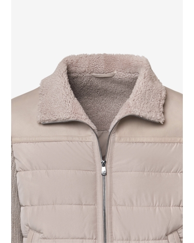 Corneliani - Bomber lambskin and cashmere - Taupe