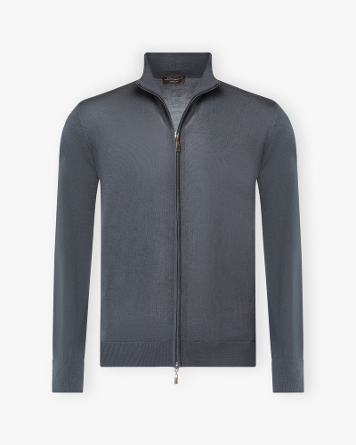 Doriani Cashmere - Full zip cashmere - Grey