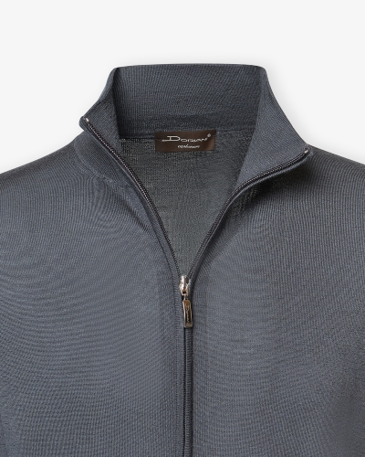 Doriani Cashmere - Full zip cashmere - Grey