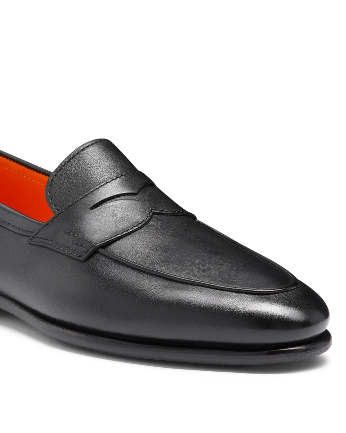SANTONI Santoni - Loafer Carlos - Goodyear - Black