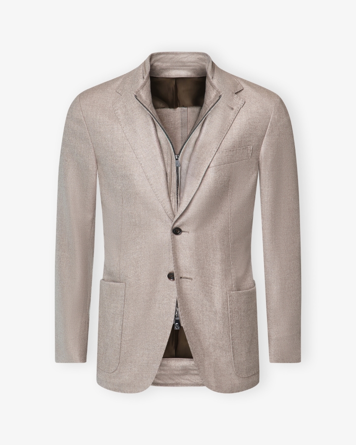 CORNELIANI Corneliani - jacket wool cashmere - Greige