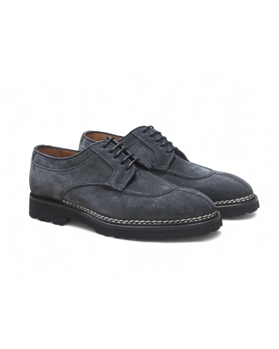 Bontoni - Magnifico calfskin laces - Grey suede