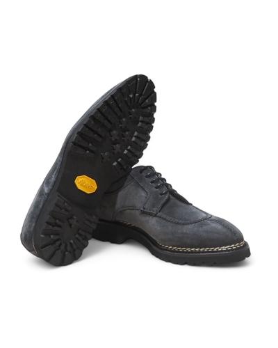 Bontoni - Magnifico calfskin laces - Grey suede