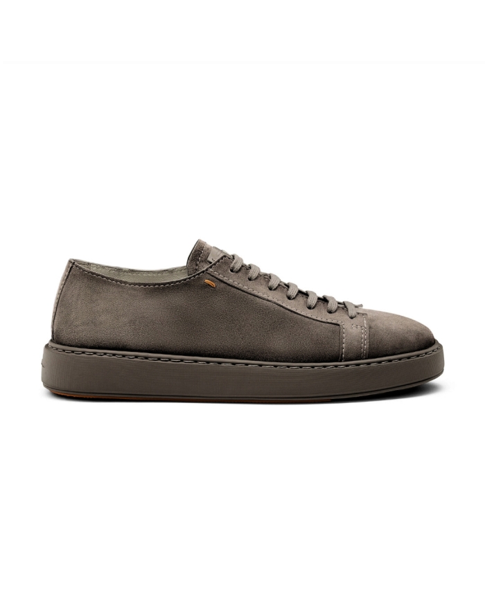 SANTONI Santoni - Sneaker calf silk suede - Brown