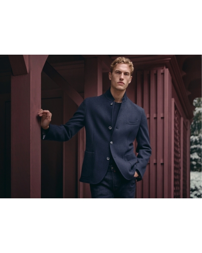 Fedeli - Jacket cashmere - Dark blue