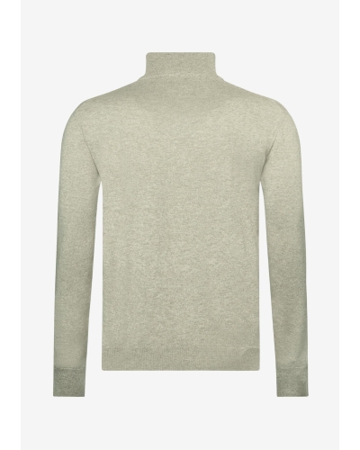 Fioroni - half zip cashmere - Taupe