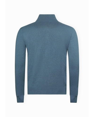 Fioroni - Full zip cashmere - Lavender blue