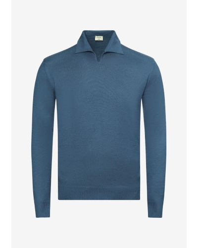 Fioroni - Buttonless polo cashmere exclusive duvet - Lavender