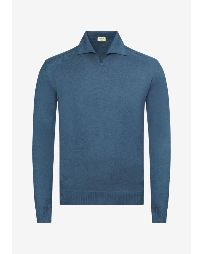 FIORONI Fioroni - Buttonless polo cashmere exclusive duvet - Lavender