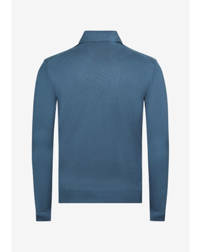 Fioroni - Buttonless polo cashmere exclusive duvet - Lavender