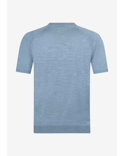 Fioroni - T-shirt pure new wool - Lavender blue