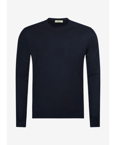 Fioroni - Round neck cashmere exclusive duvet - Navy